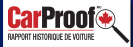 CarProof, rapport historique de votre voiture